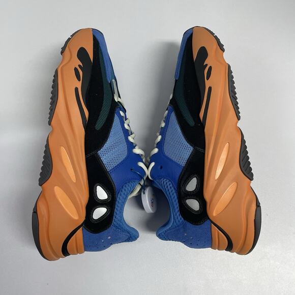 Adidas Yeezy Boost 700 Bright Blue GZ0541 Size 9 Men Orange Kanye Gators Shoes - Picture 6 of 8
